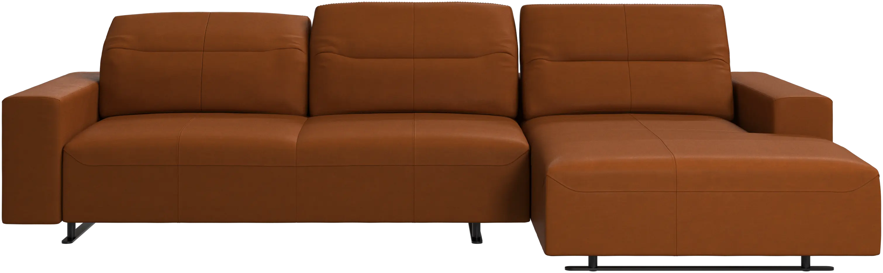 Hampton sofa with adjustable back and resting unit right side