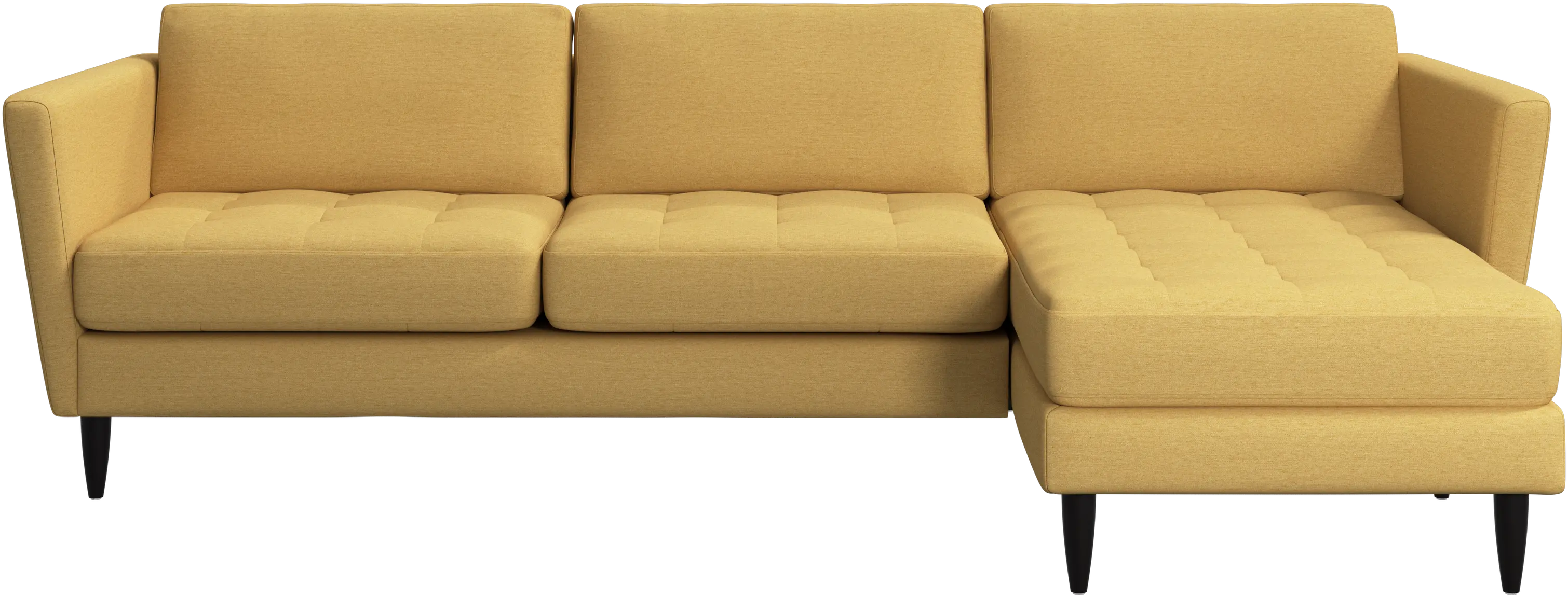 Osaka sofa with resting unit, tufted seat