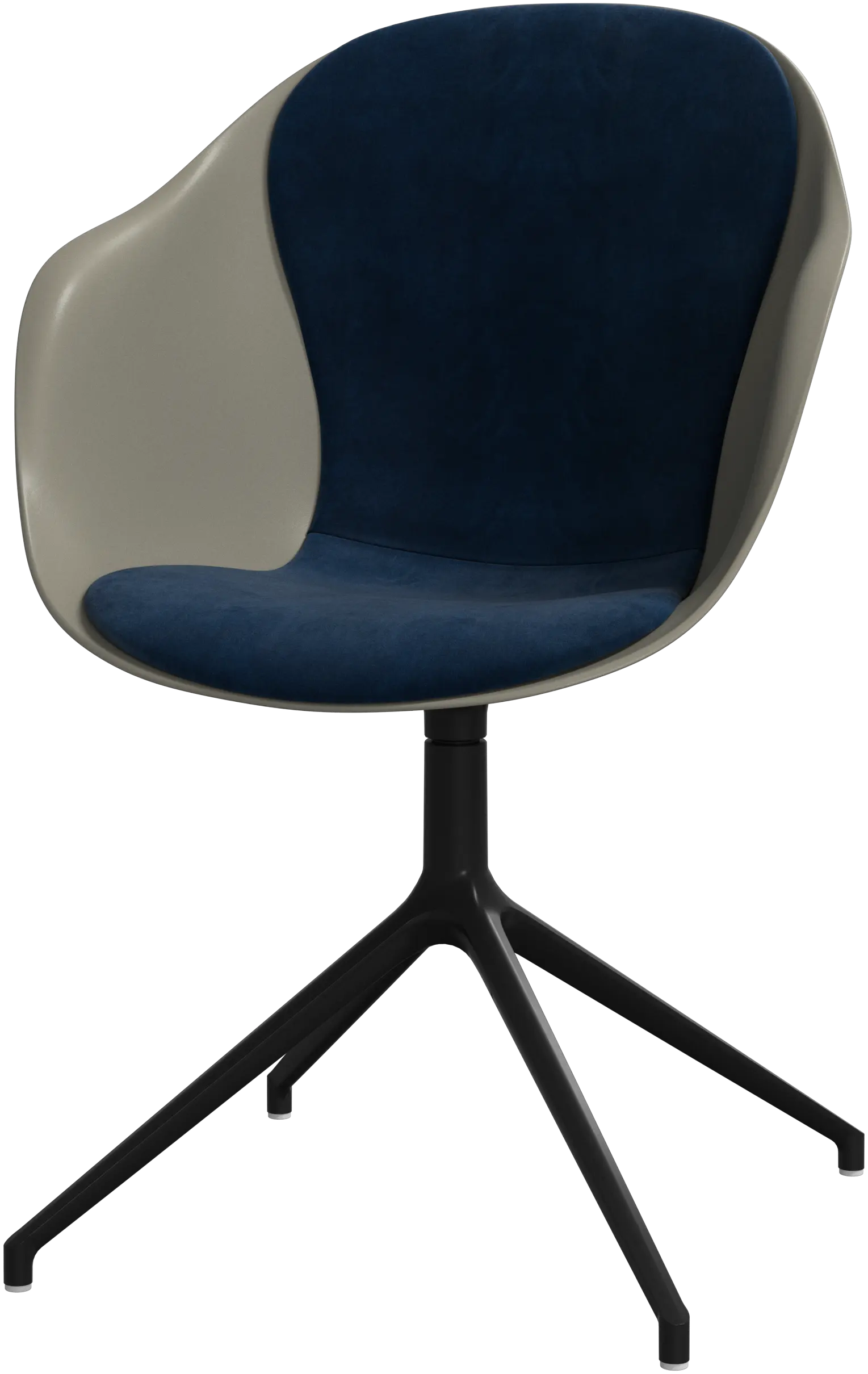Chaise de salle à manger Adelaide avec fonction pivotante.