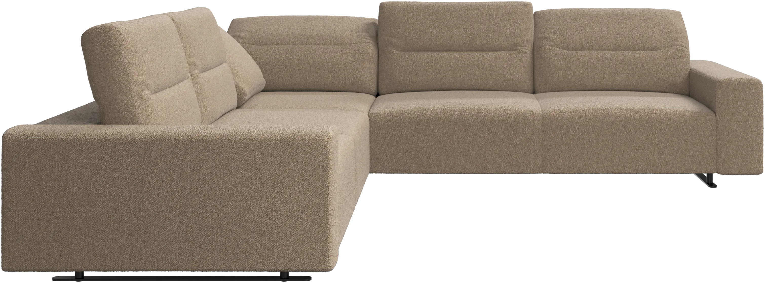Hampton corner sofa with adjustable back