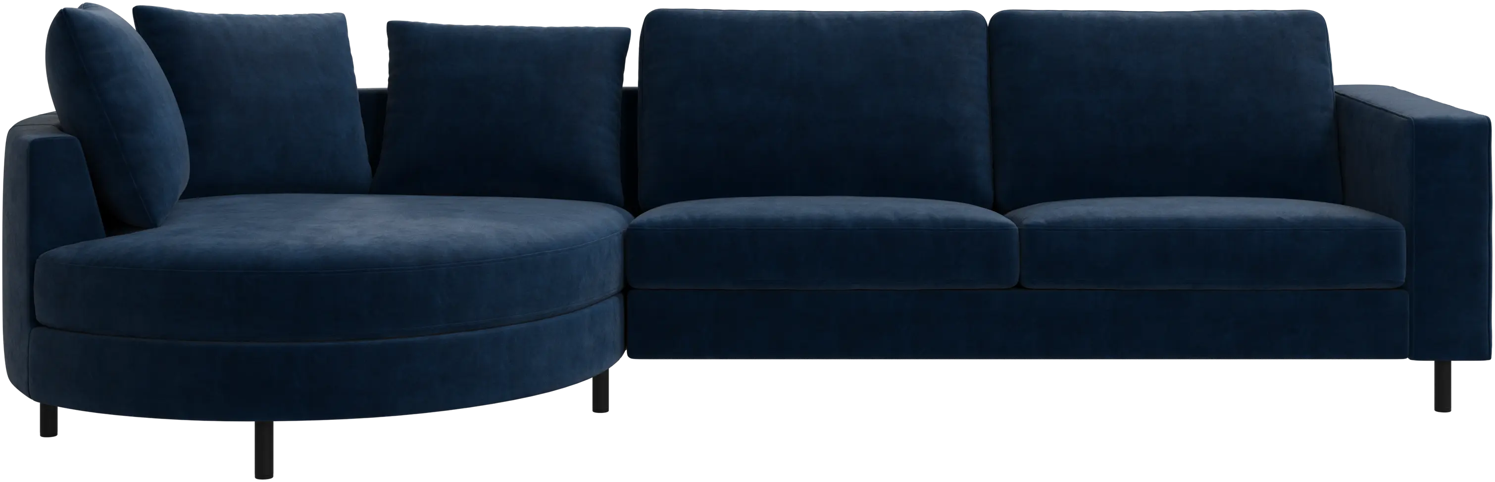 Indivi sofa with chaise longue left