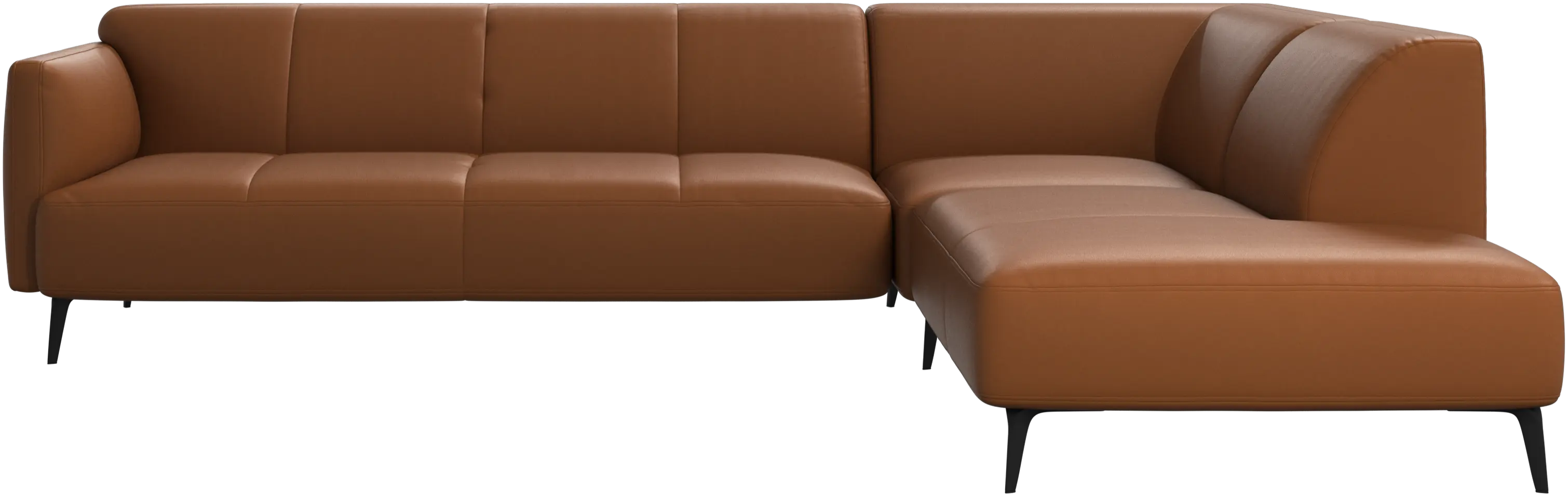 Modena corner sofa with lounging unit