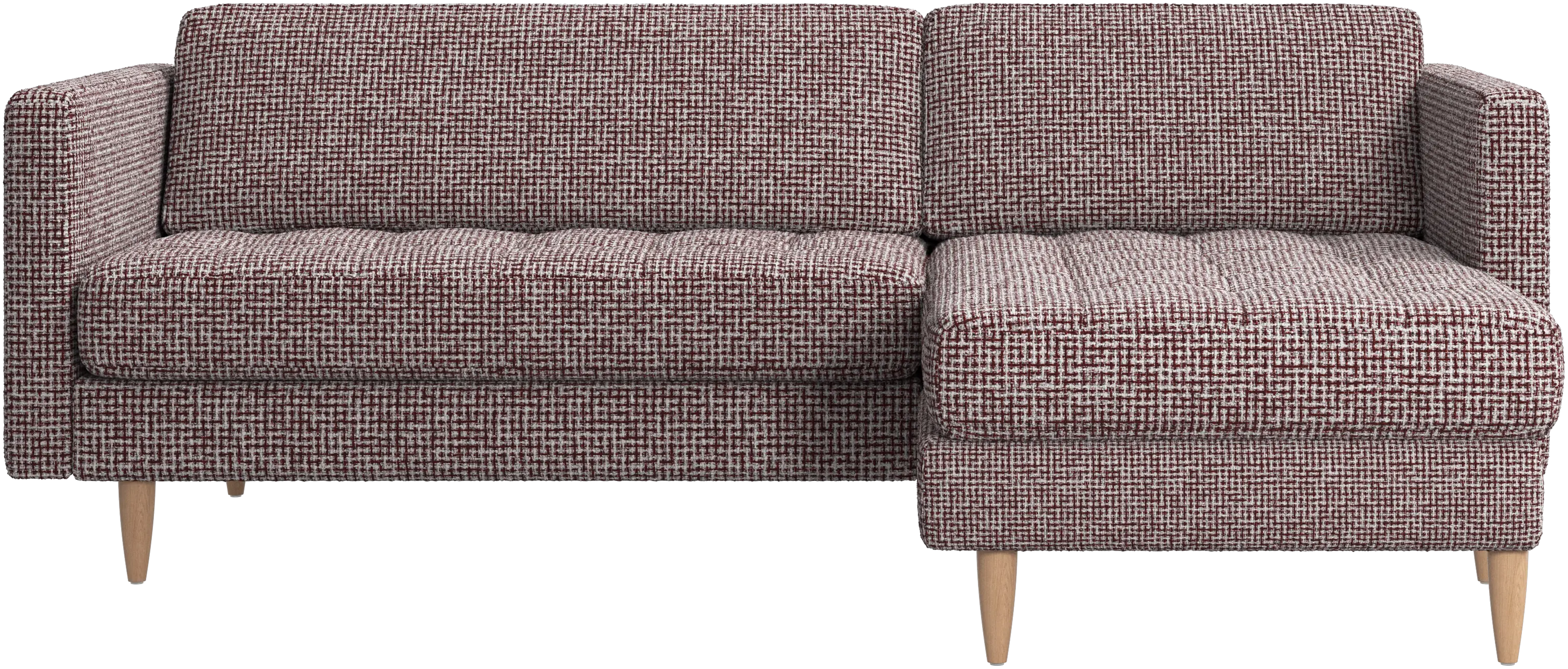 Osaka sofa with resting unit, tufted seat