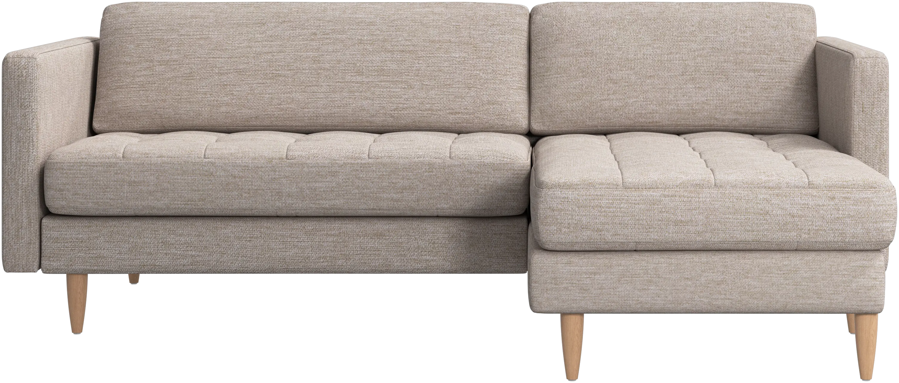 Osaka sofa with resting unit, tufted seat