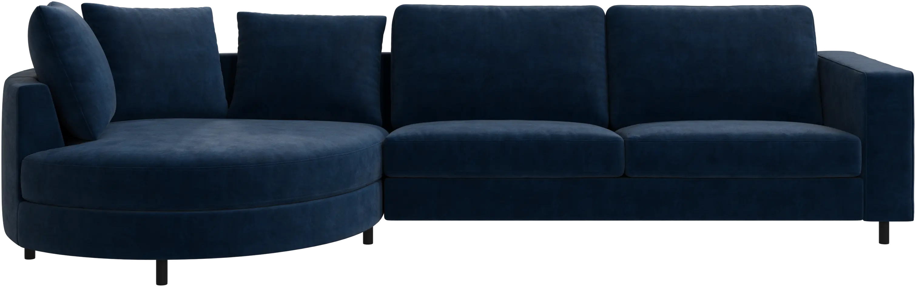 Indivi sofa with chaise longue left
