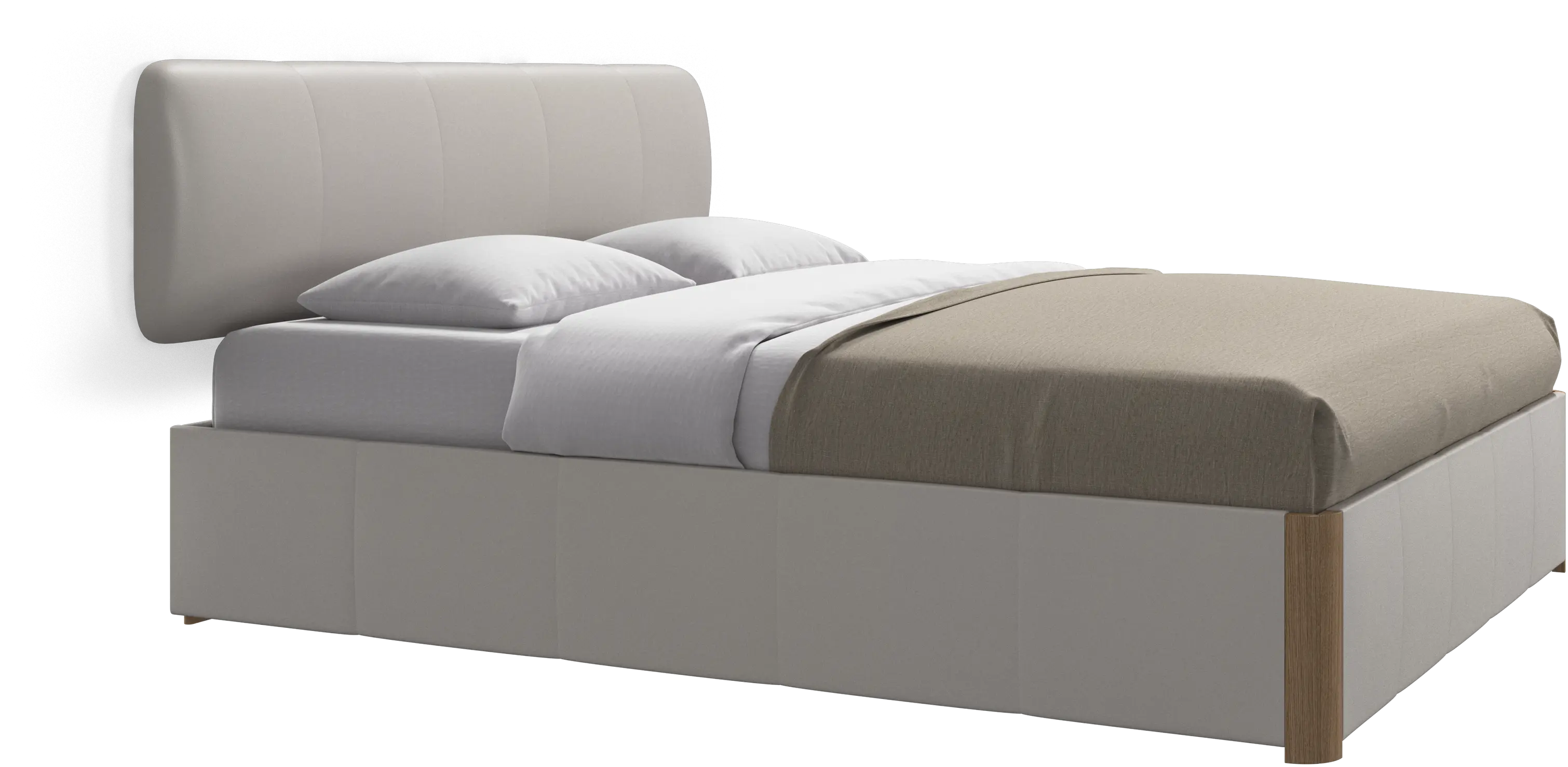 Element cama, cabecero montado en la pared, sin láminas, excl. colchón