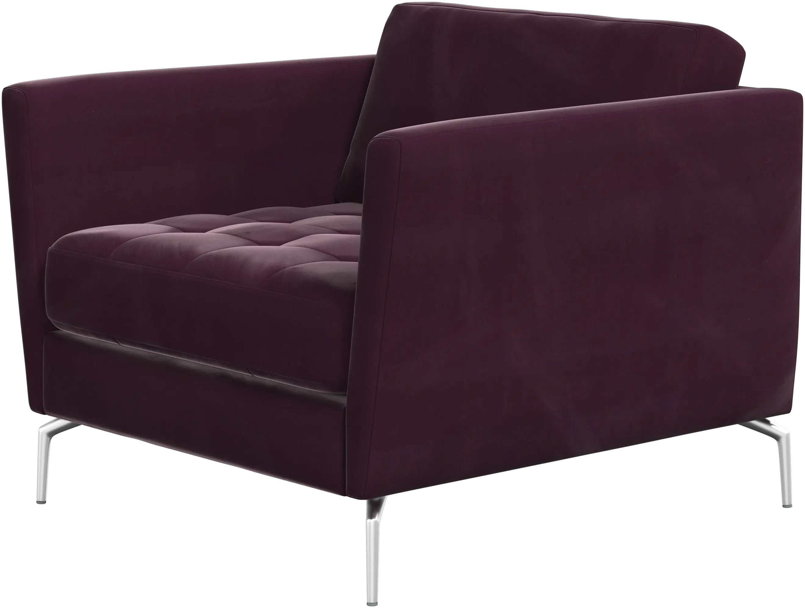 Osaka chair, tufted seat