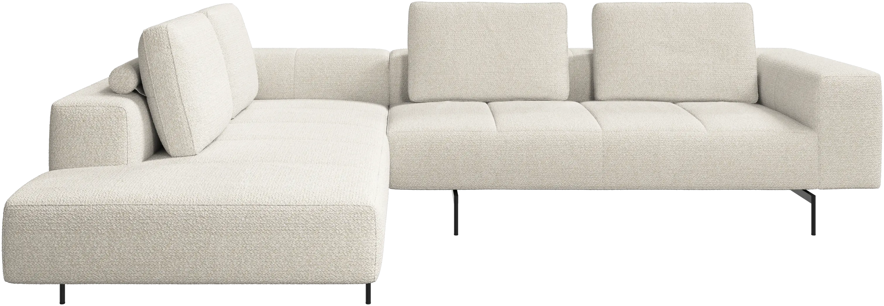 Amsterdam corner sofa with lounging unit