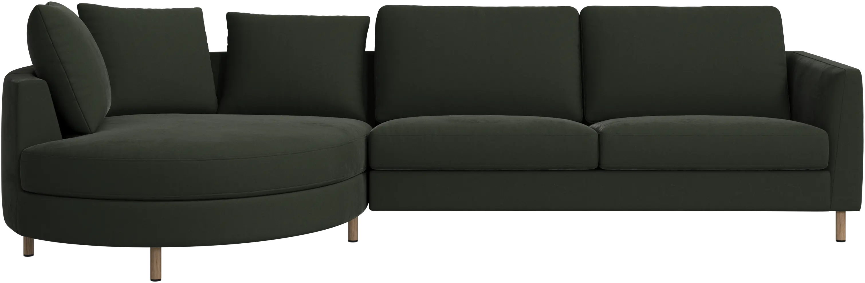 Indivi sofa with chaise longue left