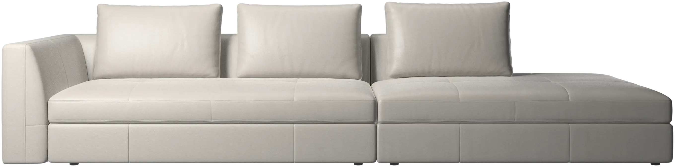 Bergamo sofa mit recamiere