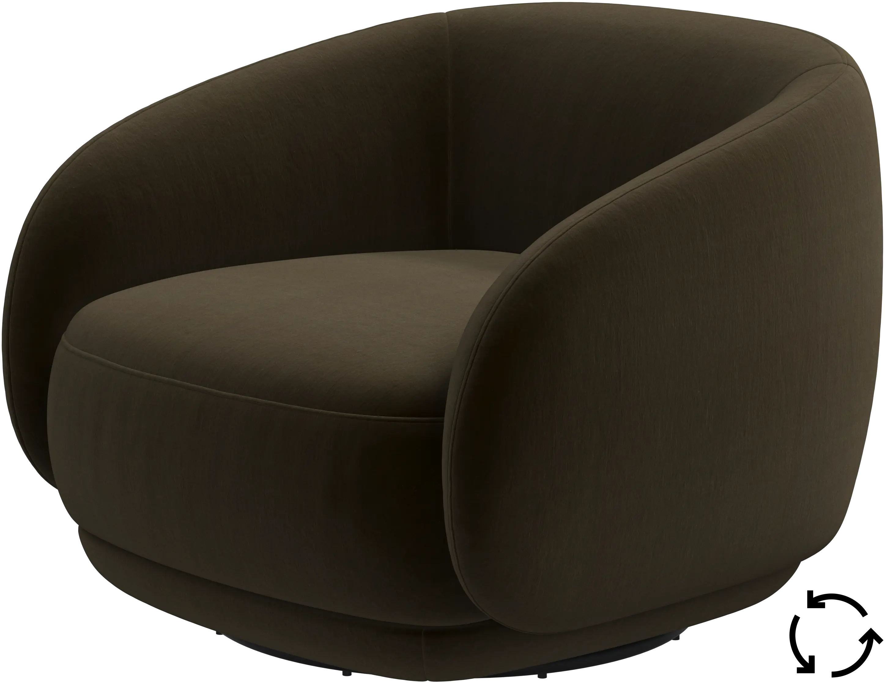 Bolzano chair with swivel base