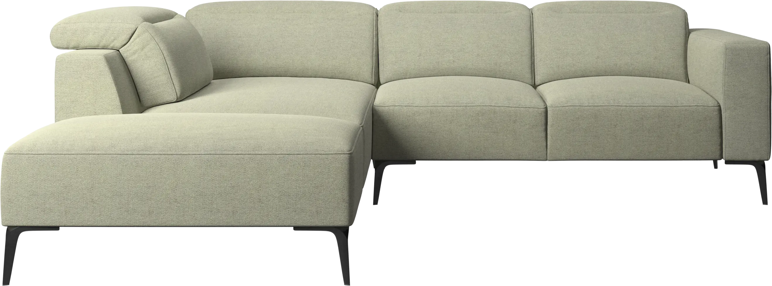 Zürich corner sofa with lounging unit