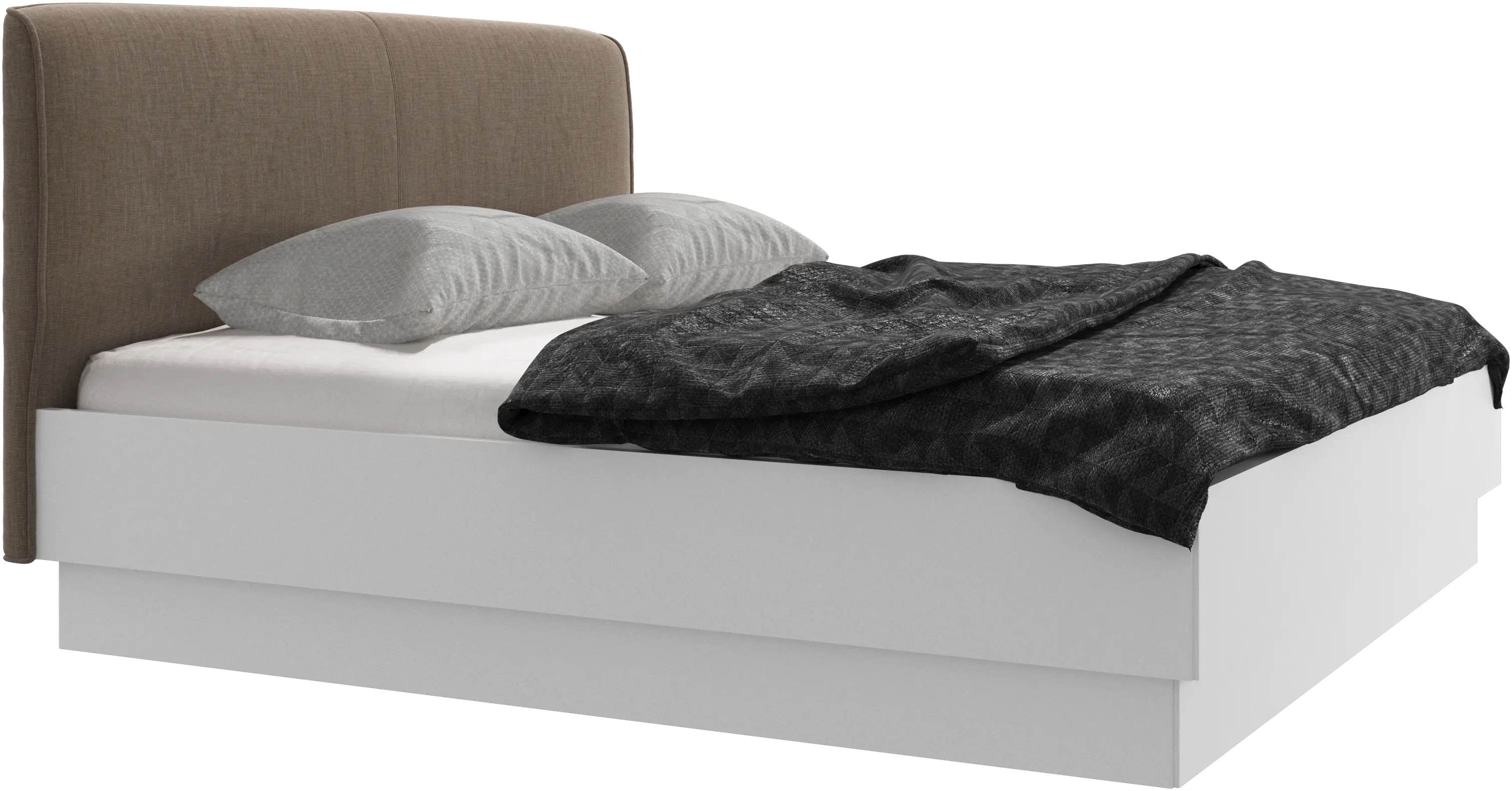 Houston, upholstered bed with storage