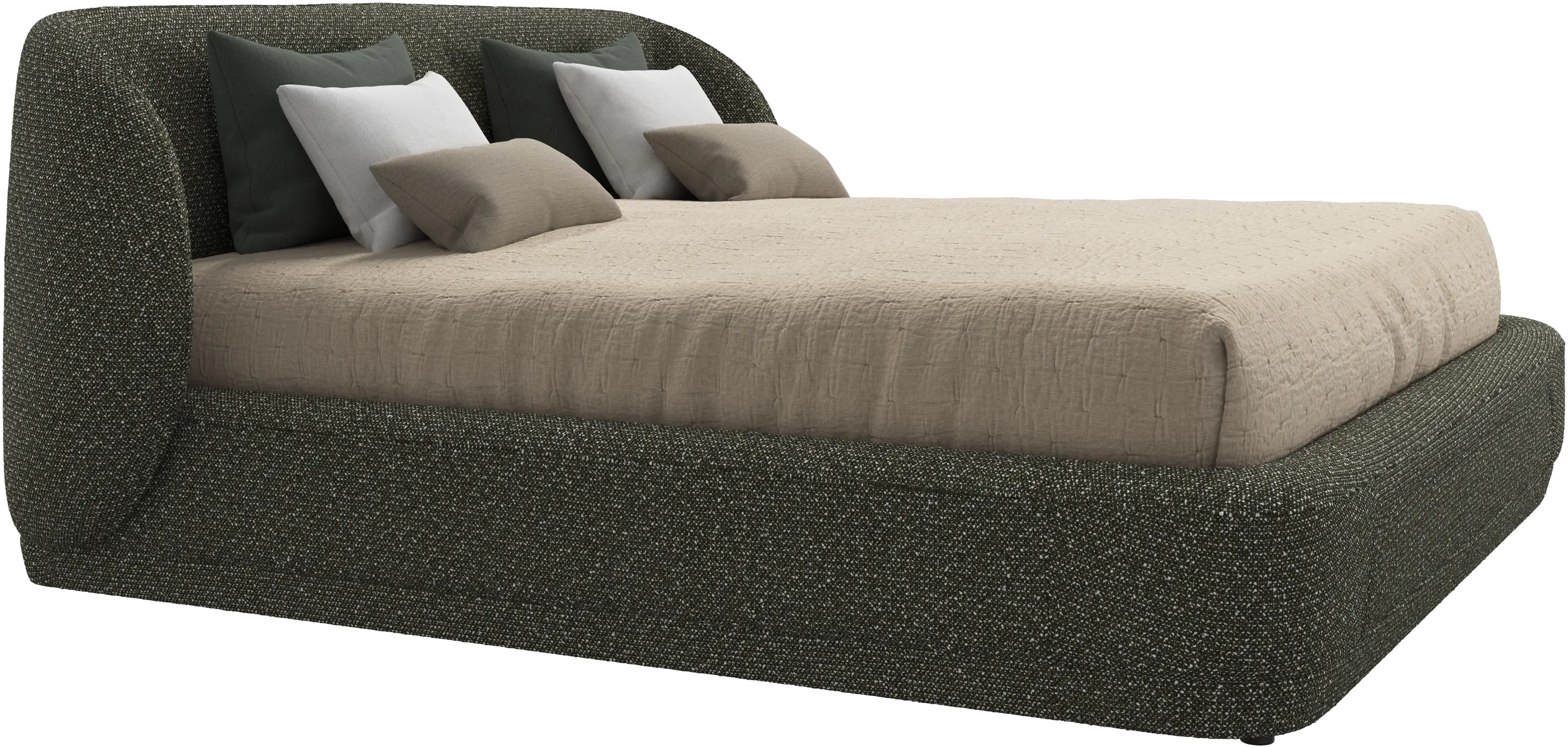 Bolzano bed with slats  - W180xL200cm
