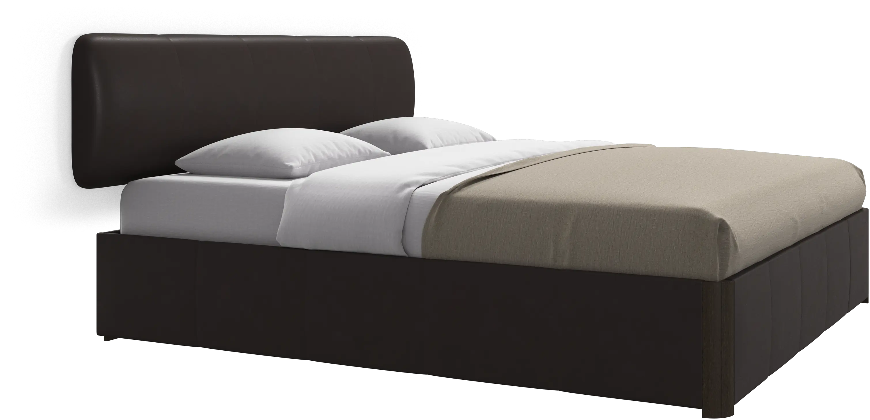 Element cama, cabecero montado en la pared, sin láminas, excl. colchón