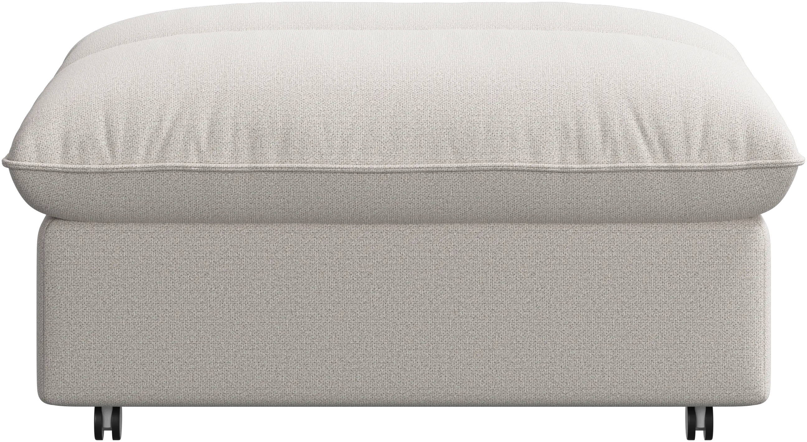 Southampton pouffe on wheels with storage