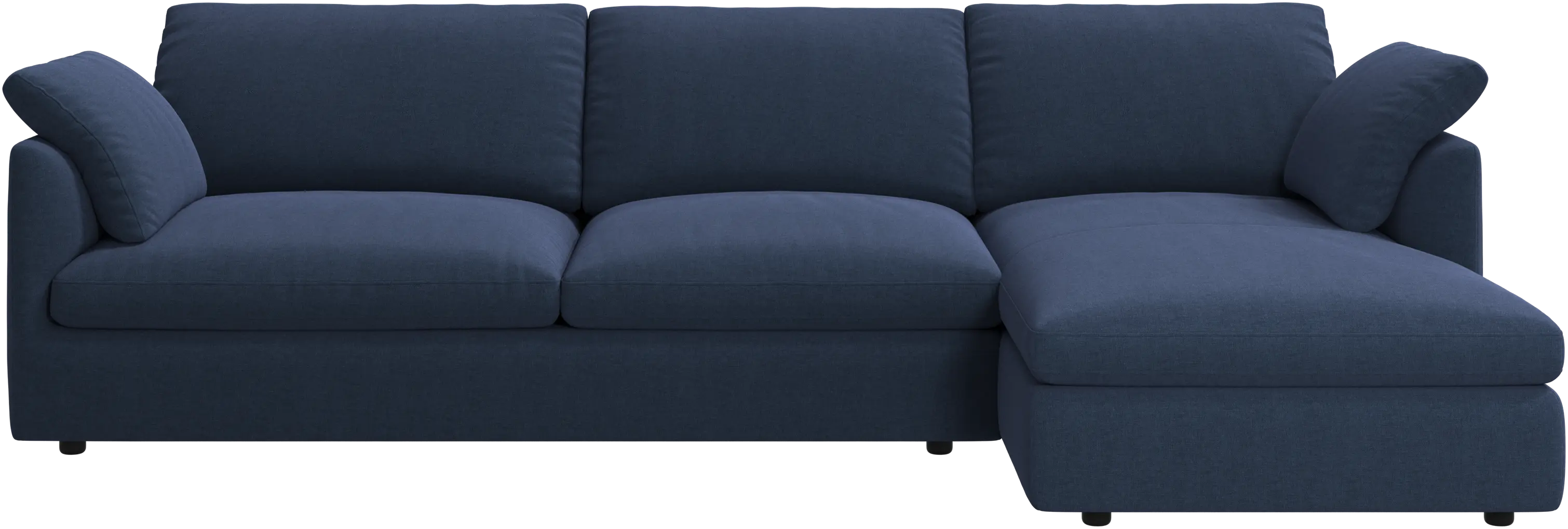 Milano sofa with chaise longue right