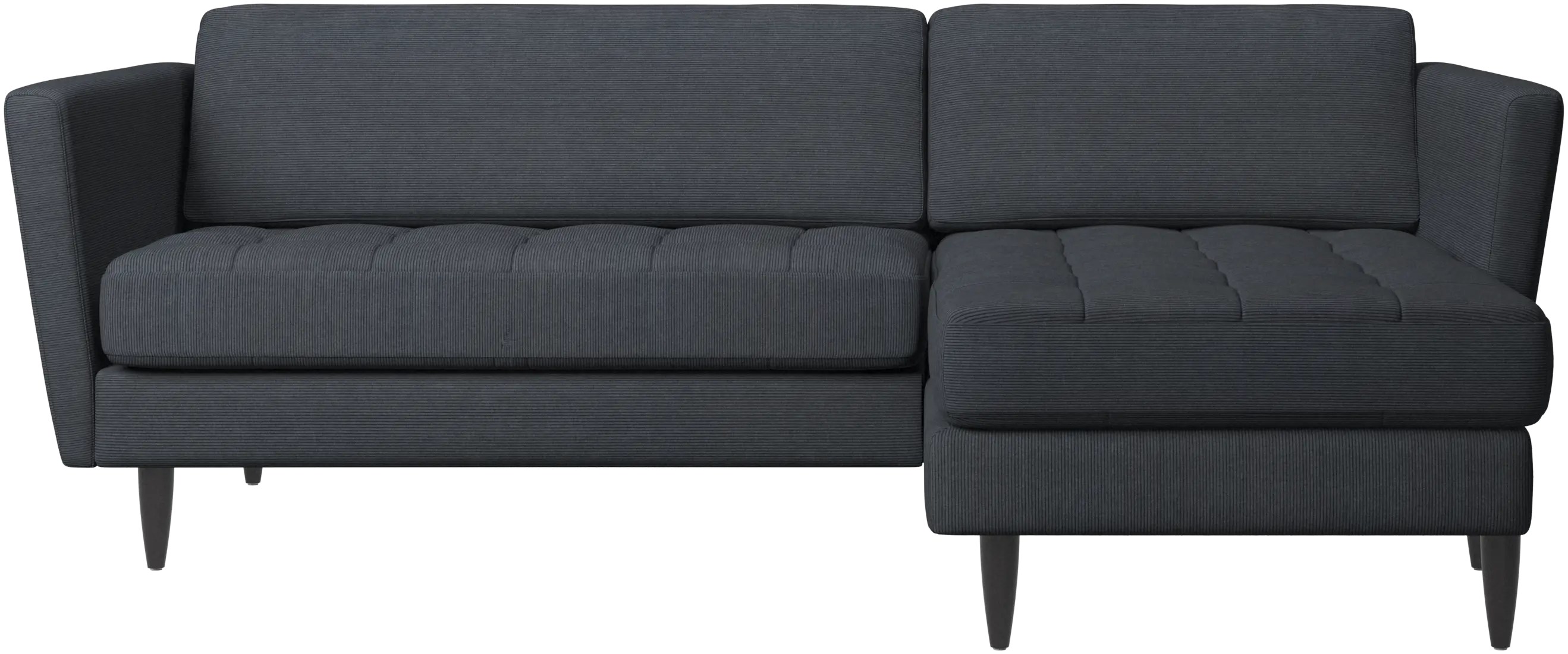 Osaka sofa with resting unit, tufted seat