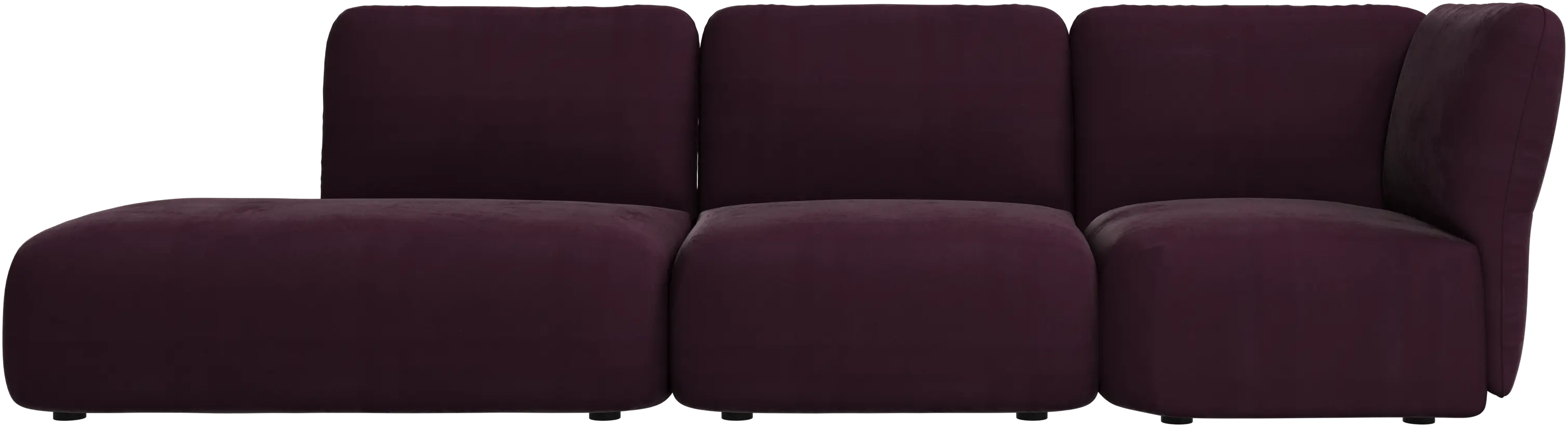 Paraggi sofa with lounging unit right
