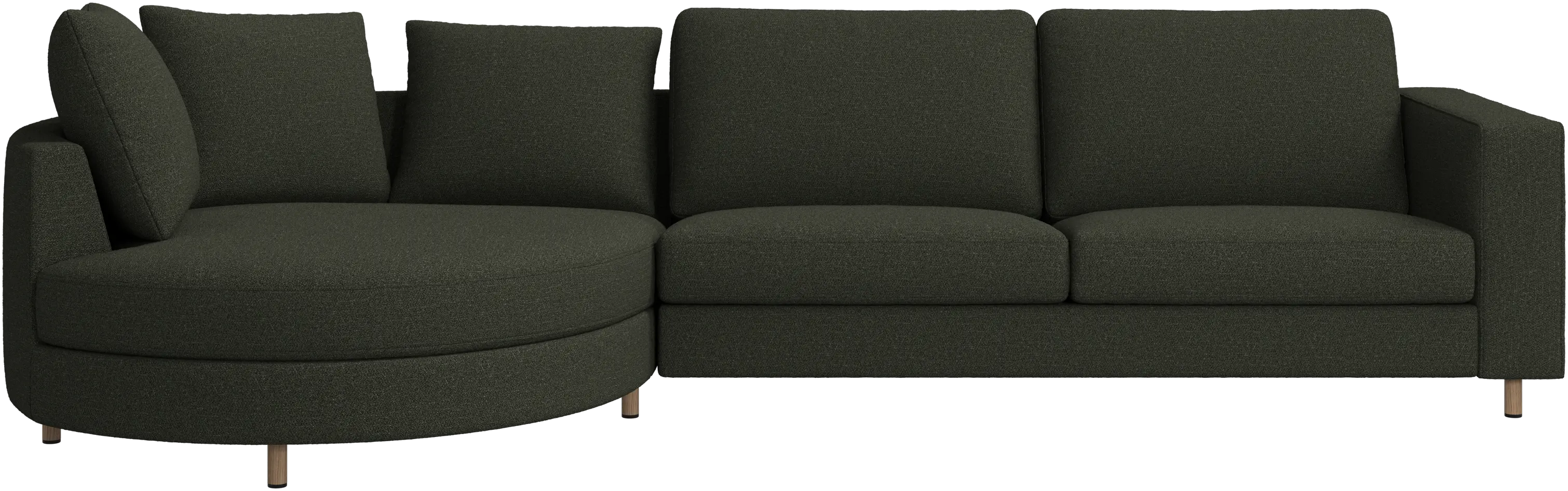 Sofá Indivi con módulo chaise-longue a la izquierda