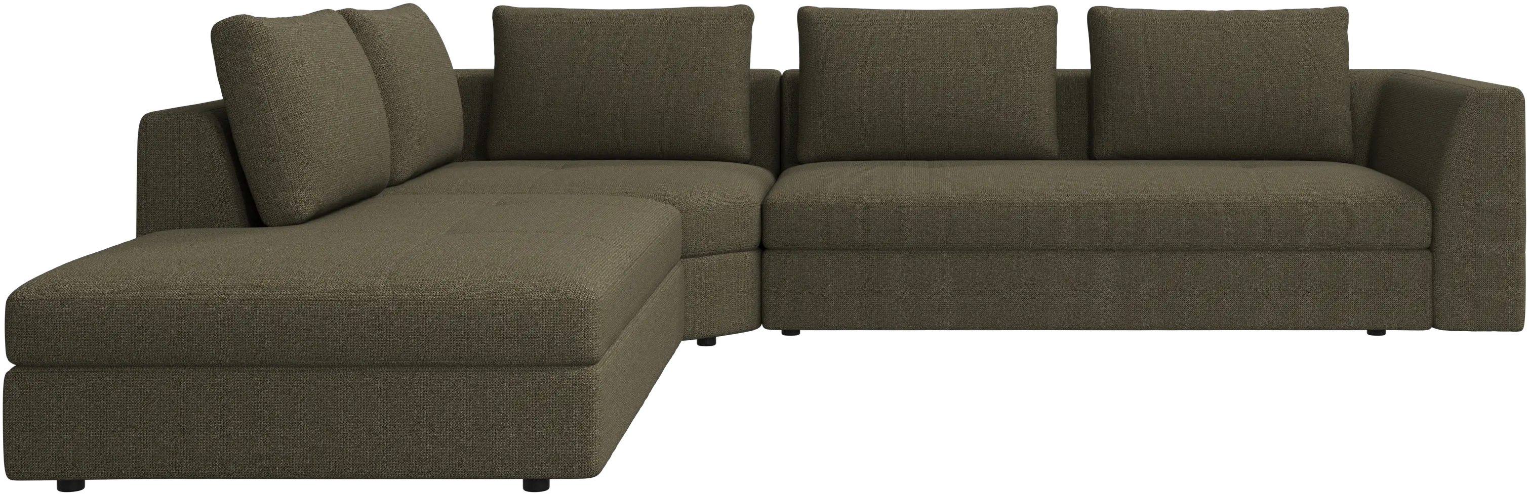 Bergamo corner sofa with lounging unit