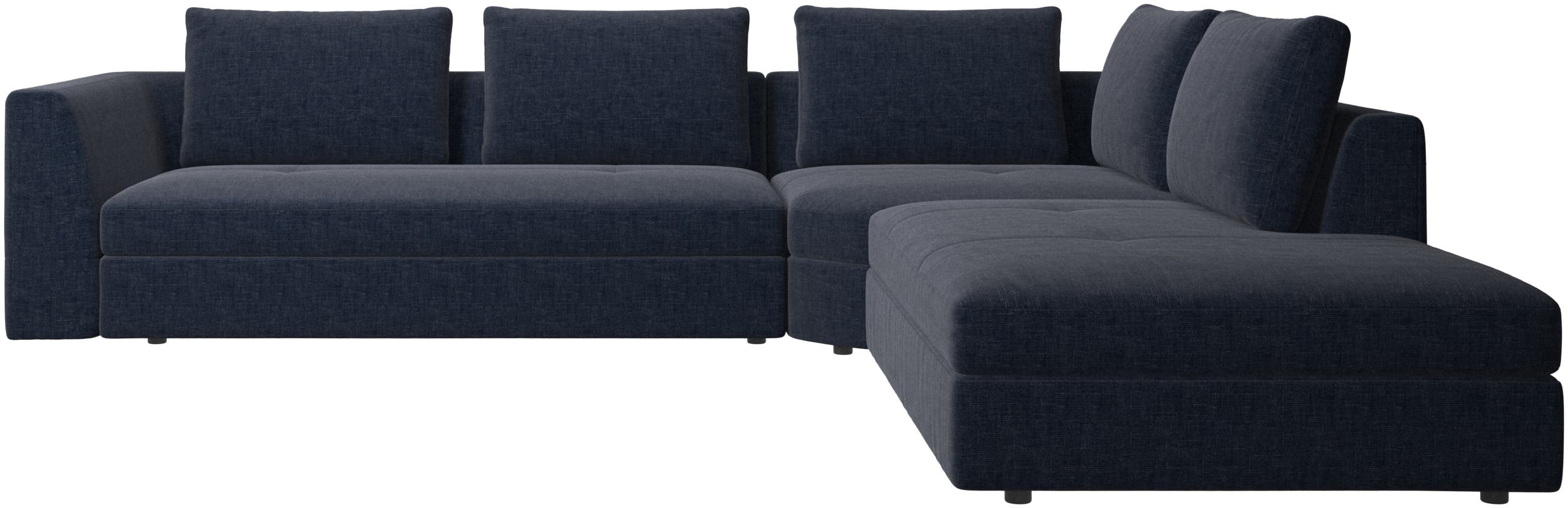 Bergamo corner sofa with lounging unit