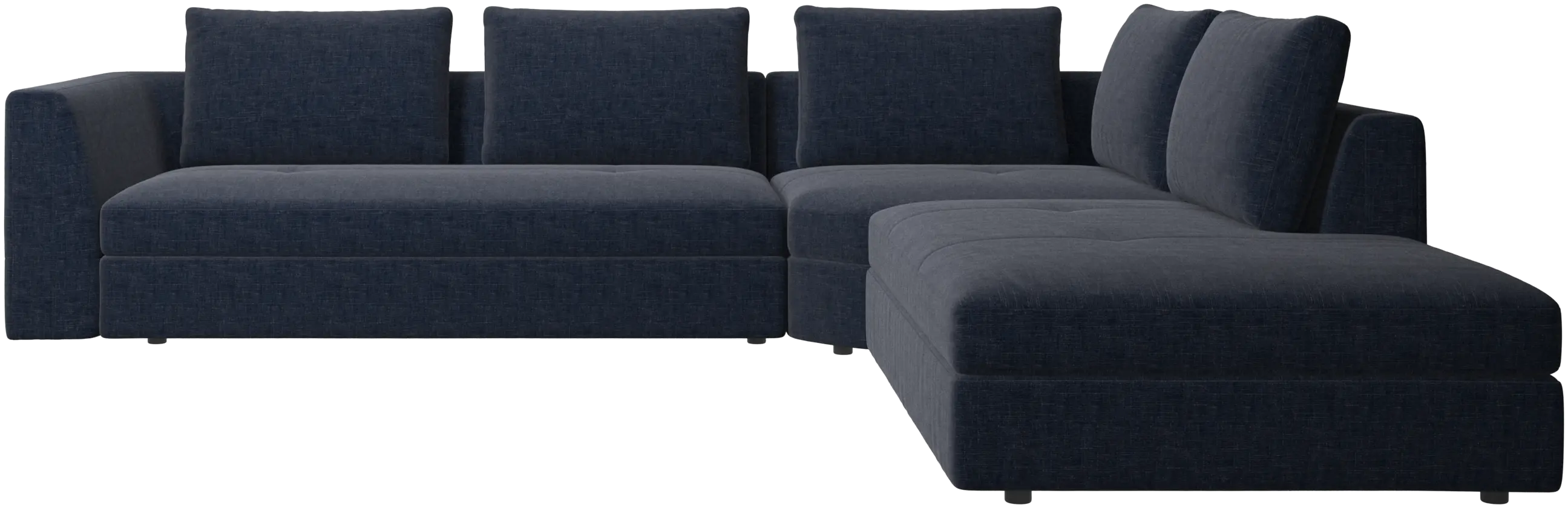 Bergamo corner sofa with lounging unit