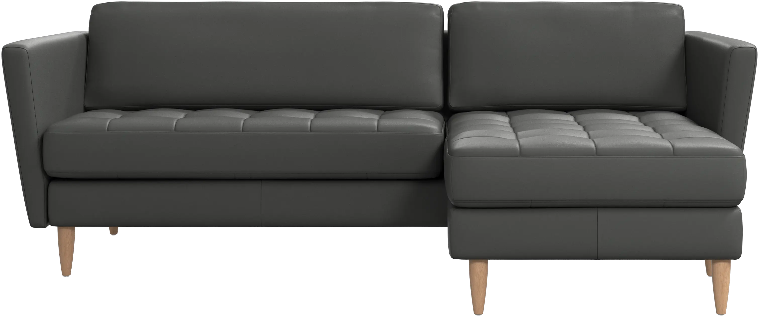 Osaka sofa with resting unit, tufted seat