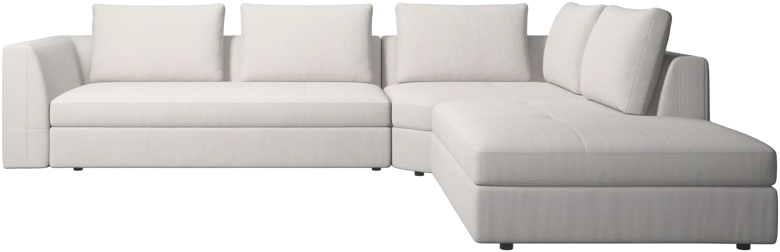 Bergamo corner sofa with lounging unit