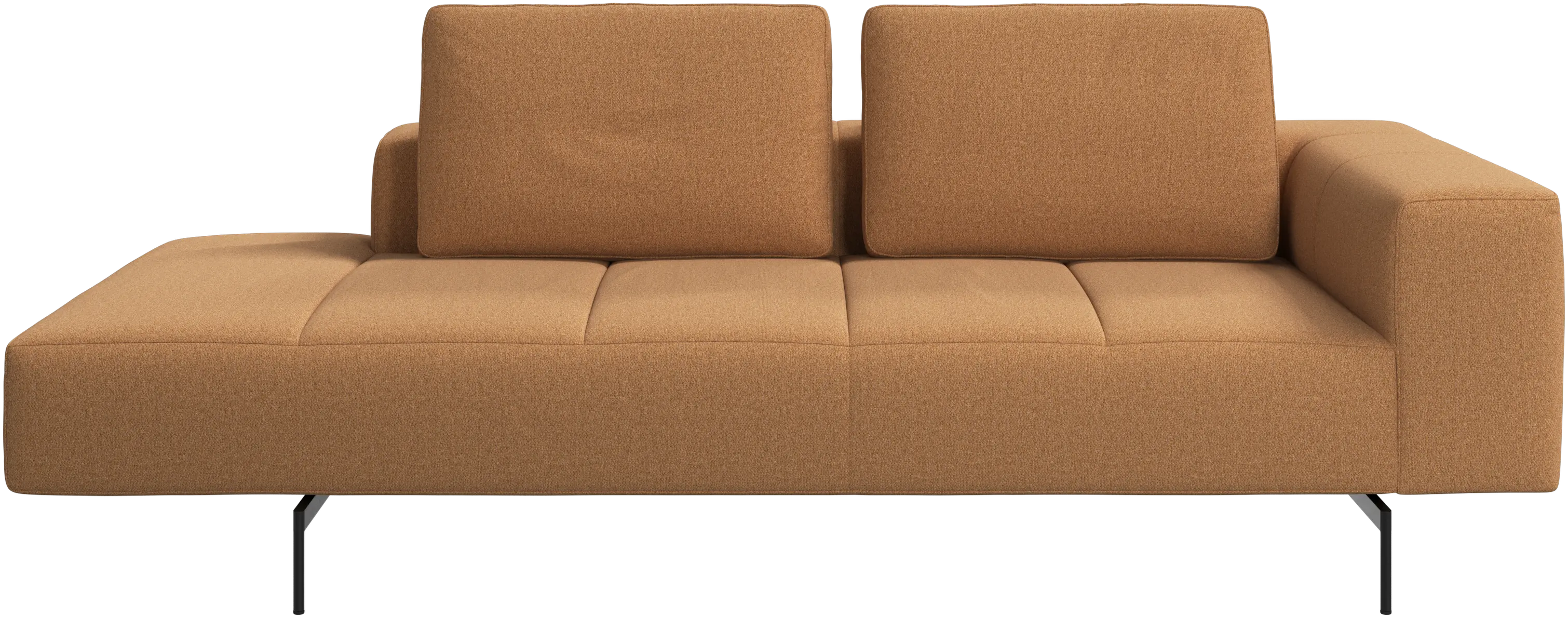 Amsterdam resting module for sofa, armrest right, open end left