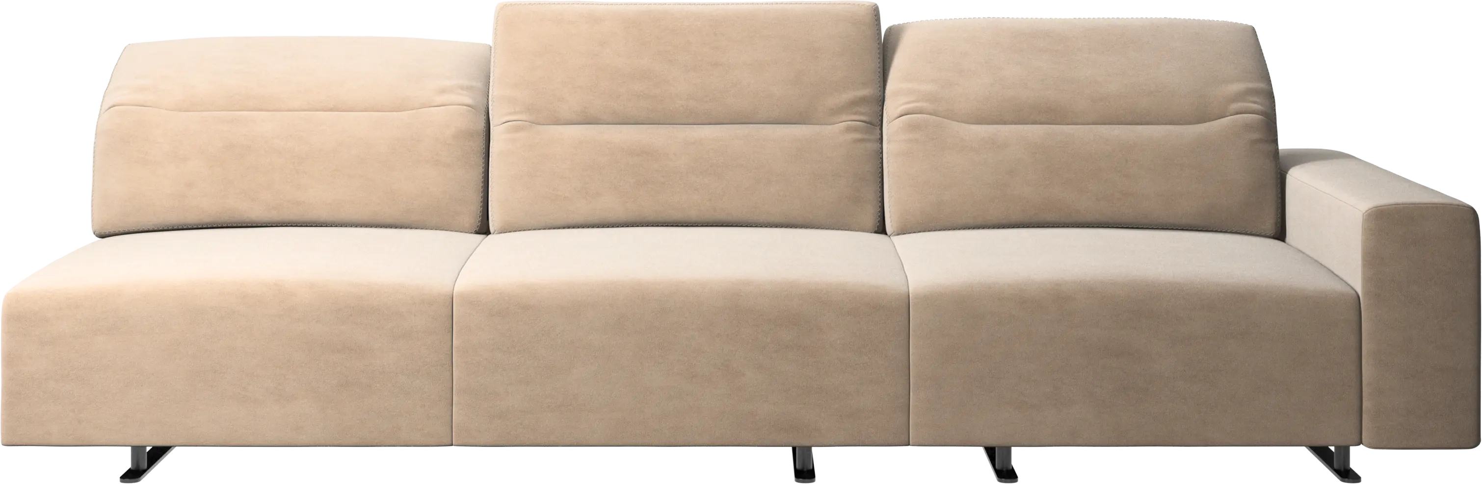 Hampton sofa with adjustable back