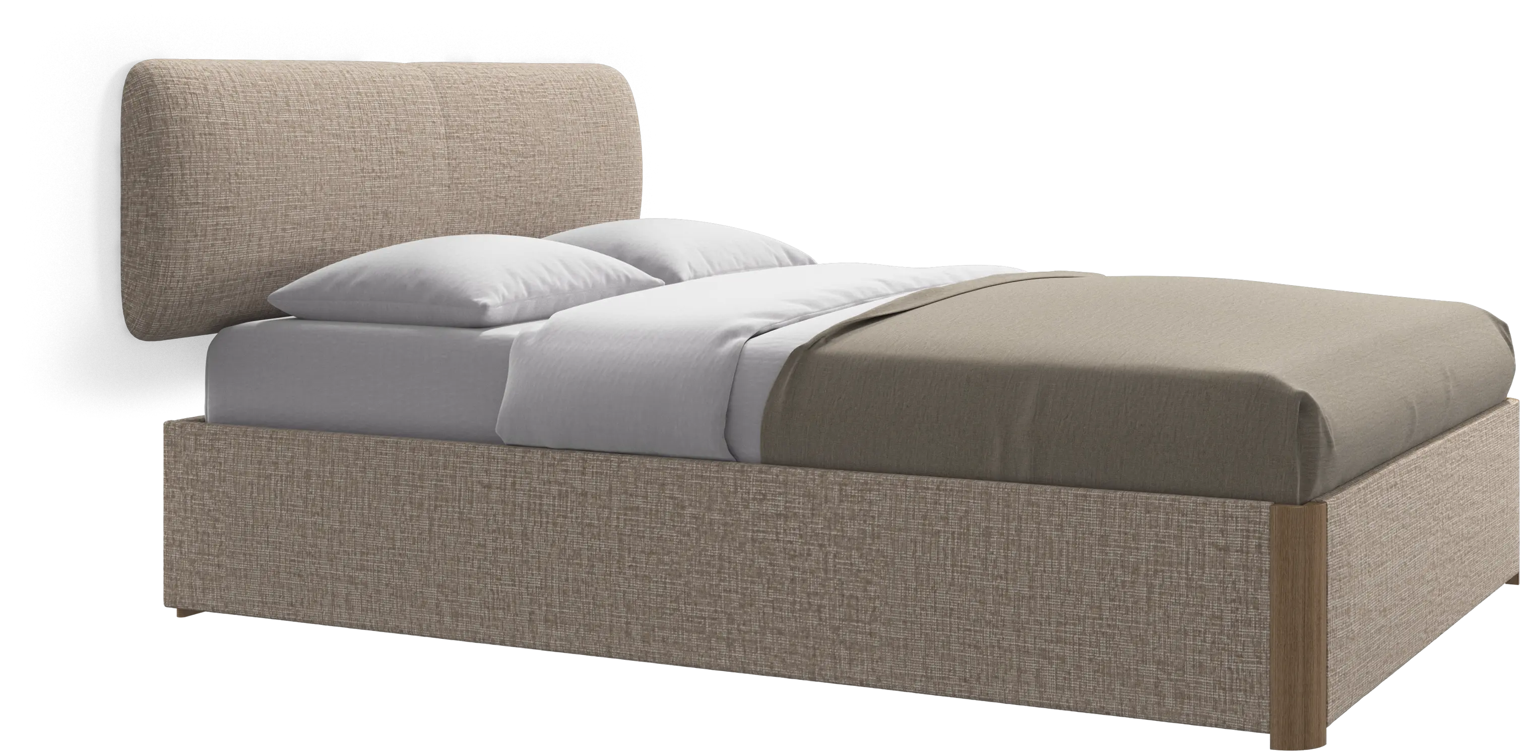 Element bed, wall-mounted headboard, without slats, excl. mattress