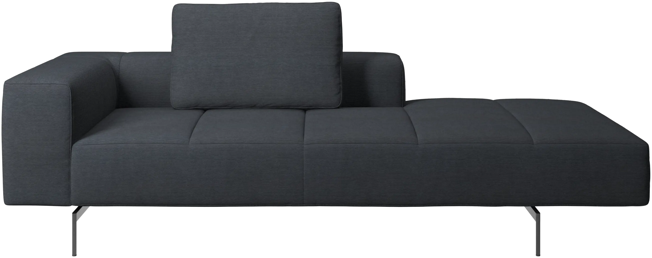 Amsterdam Iounging module for sofa, armrest left, open end right