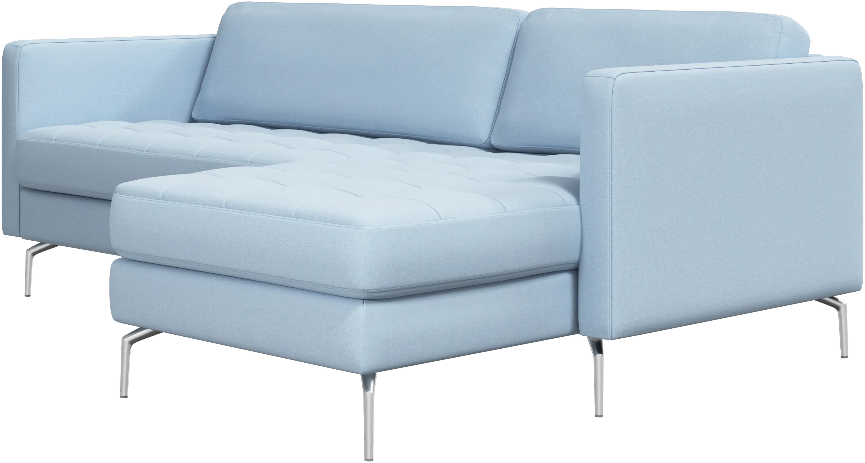 Osaka sofa with resting unit, tufted seat