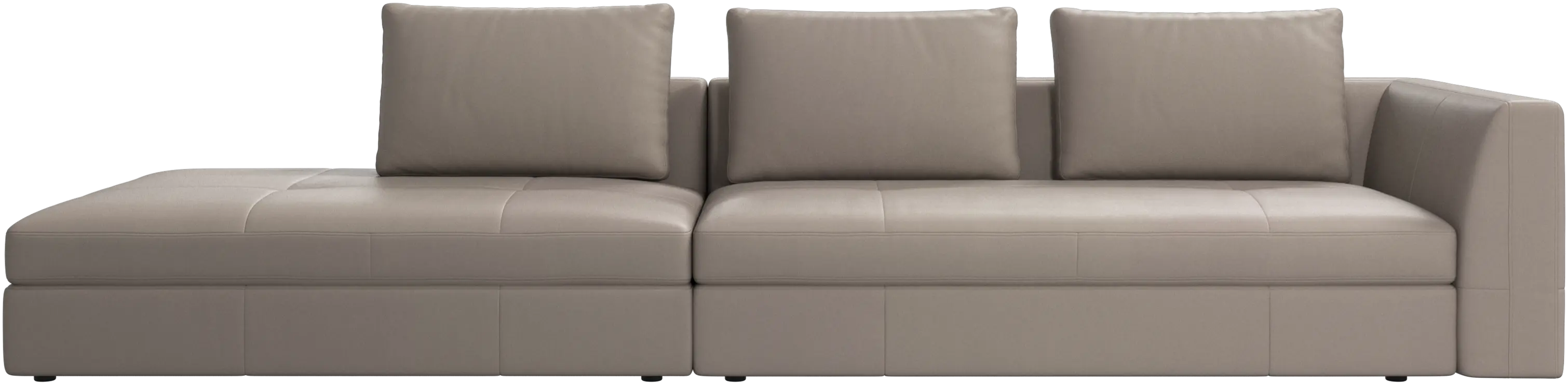 Bergamo sofa with lounging unit