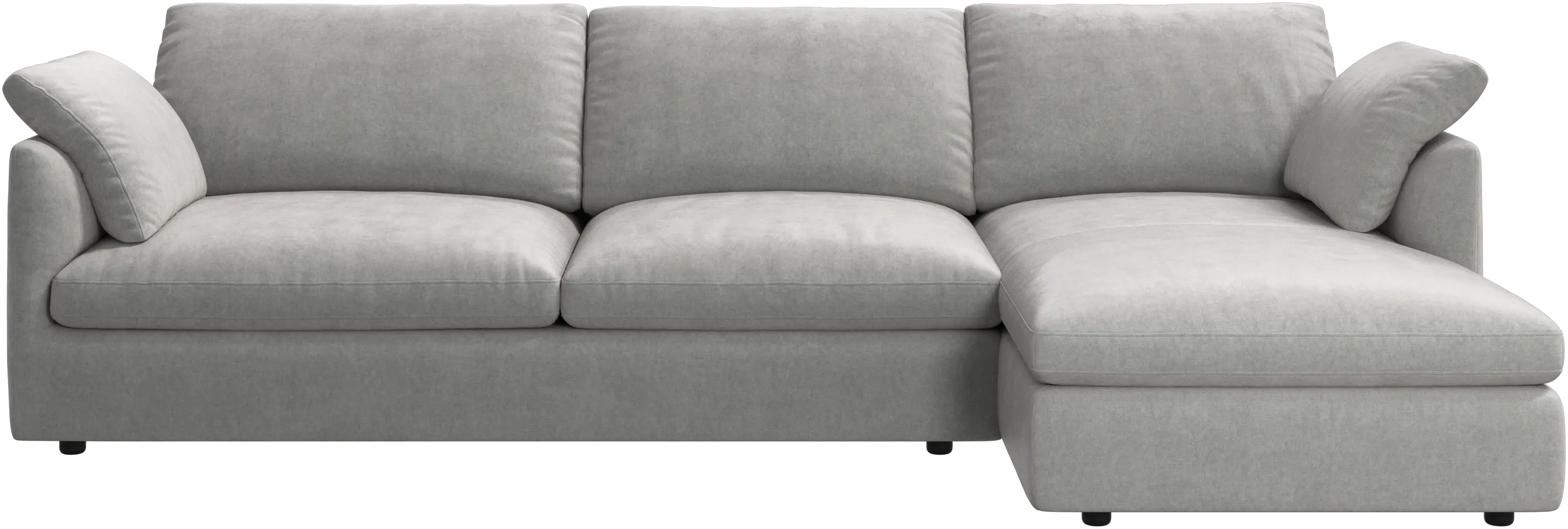 Milano sofa with chaise longue right