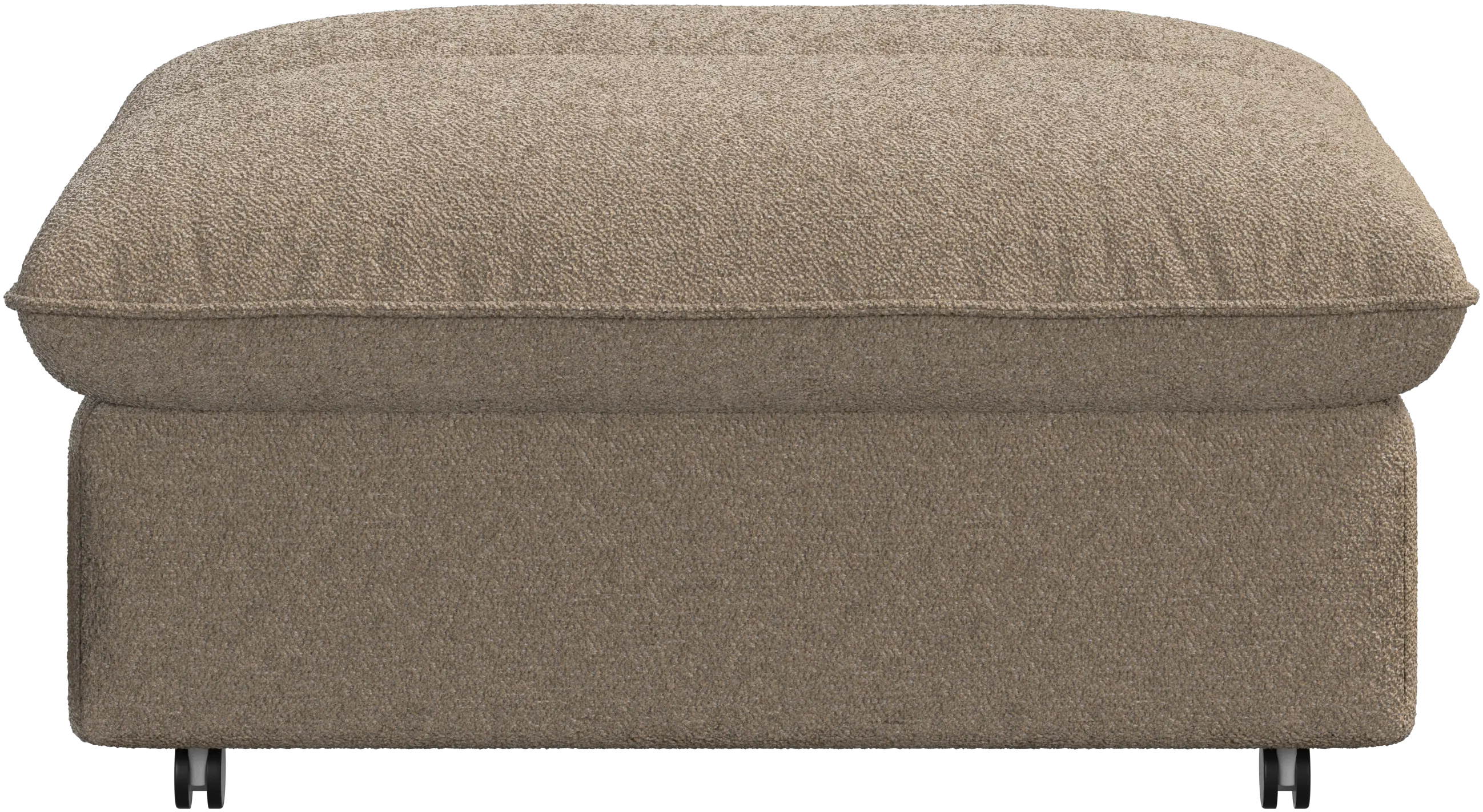 Southampton pouffe on wheels with storage