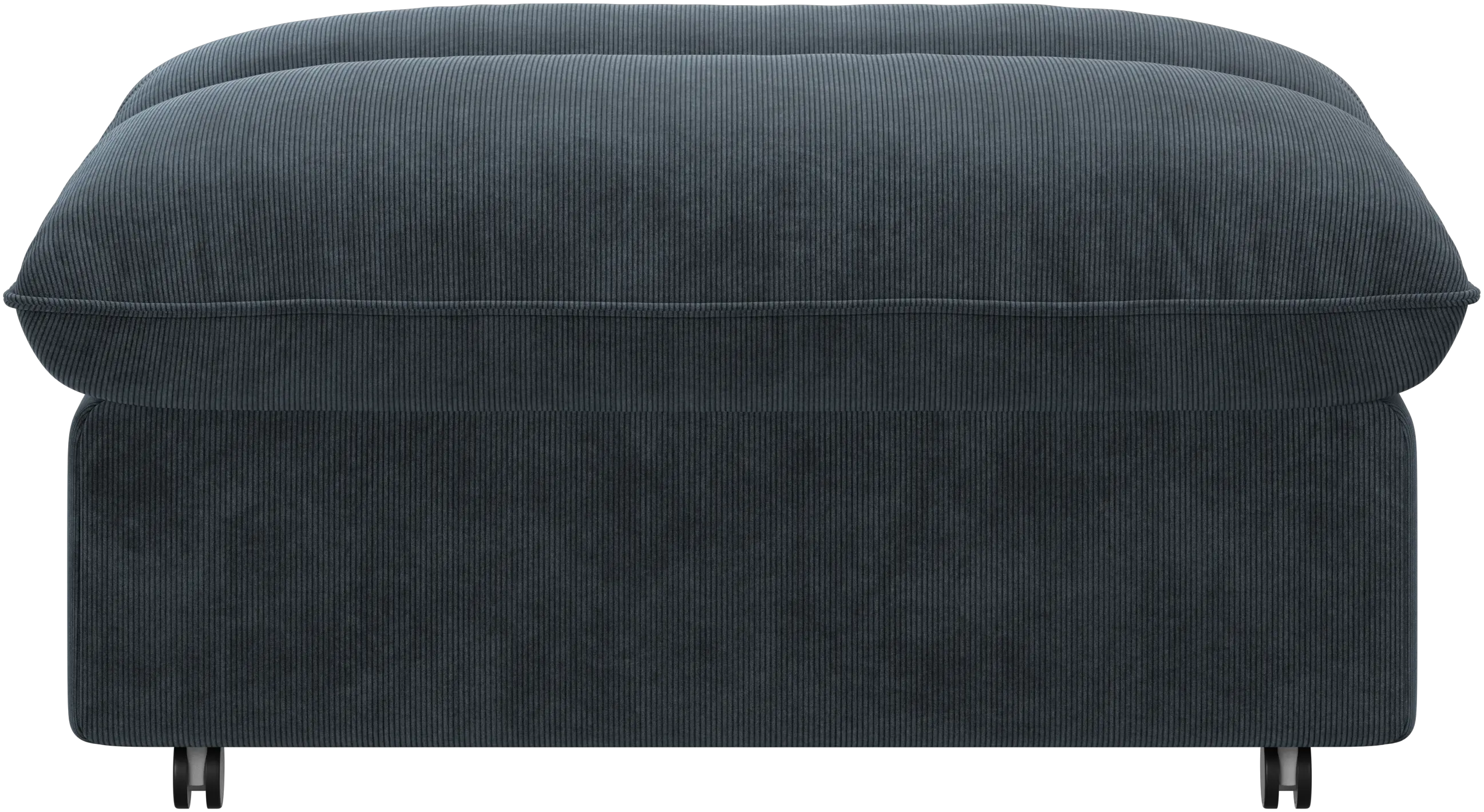 Southampton pouffe on wheels with storage