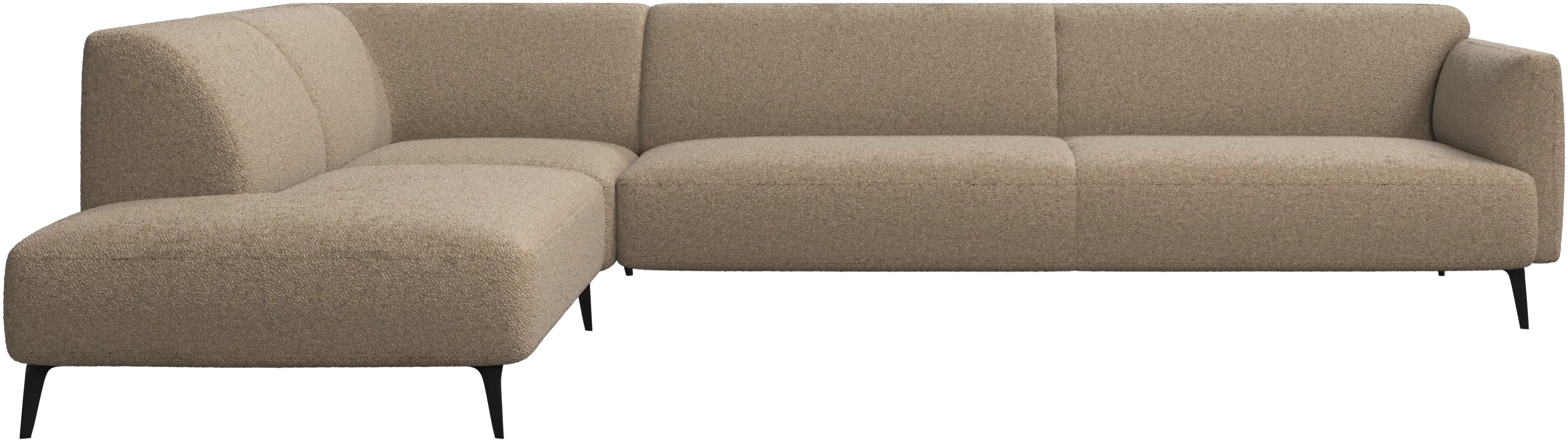 Modena corner sofa with lounging unit