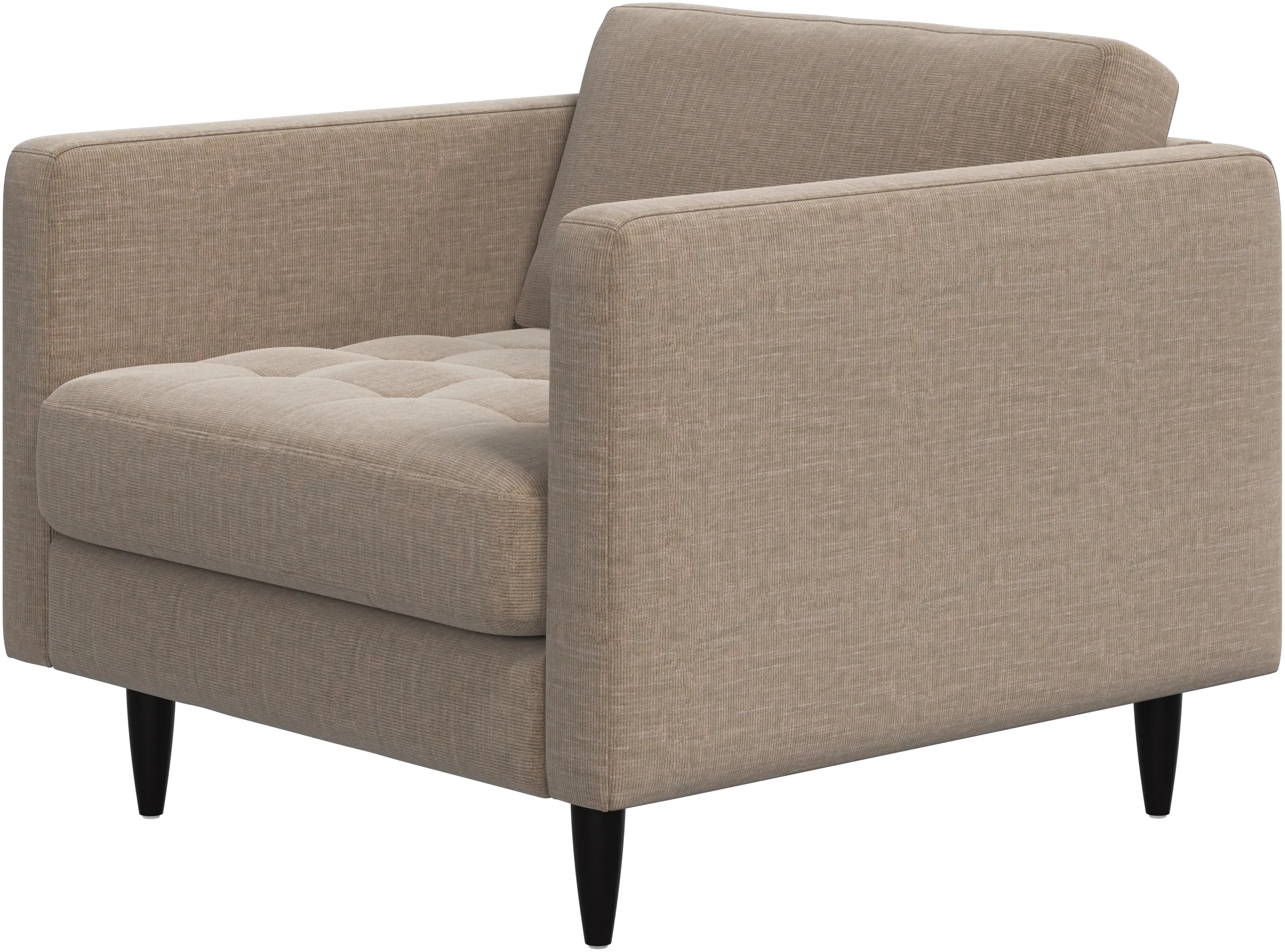 Osaka chair, tufted seat