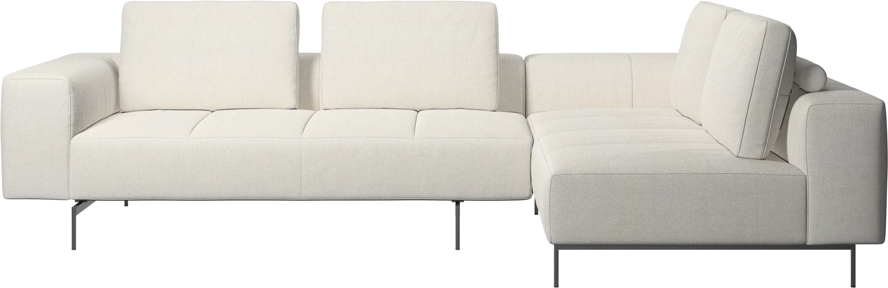 Amsterdam corner sofa with lounging unit