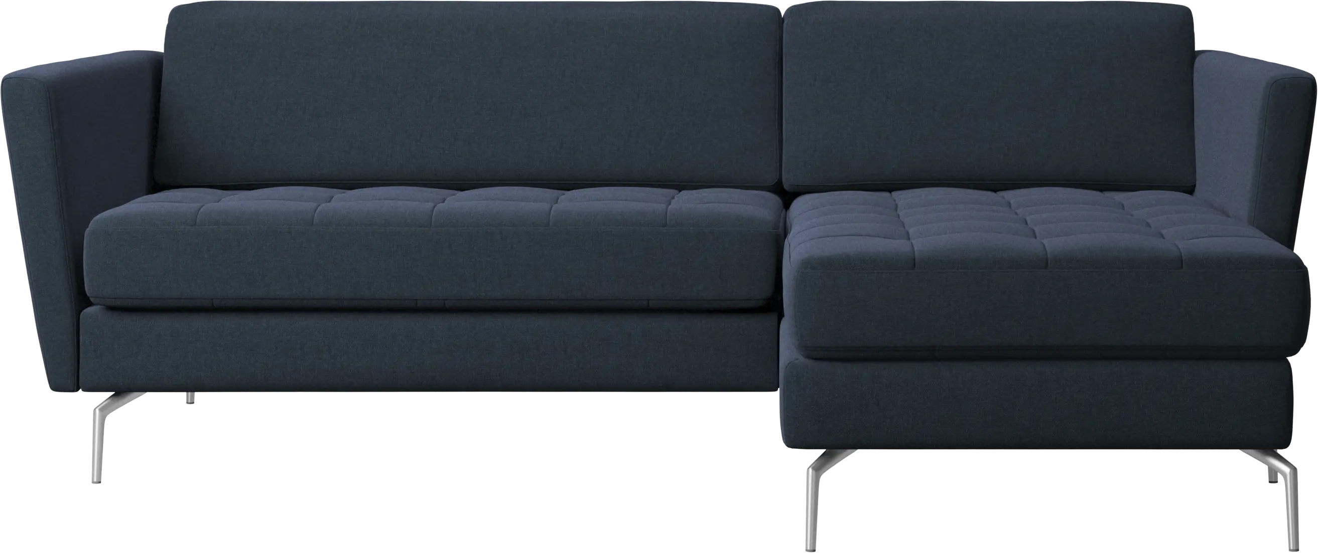 Osaka sofa with resting unit, tufted seat