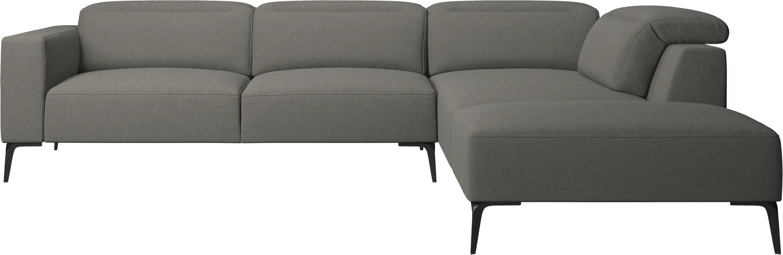 Zürich corner sofa with lounging unit