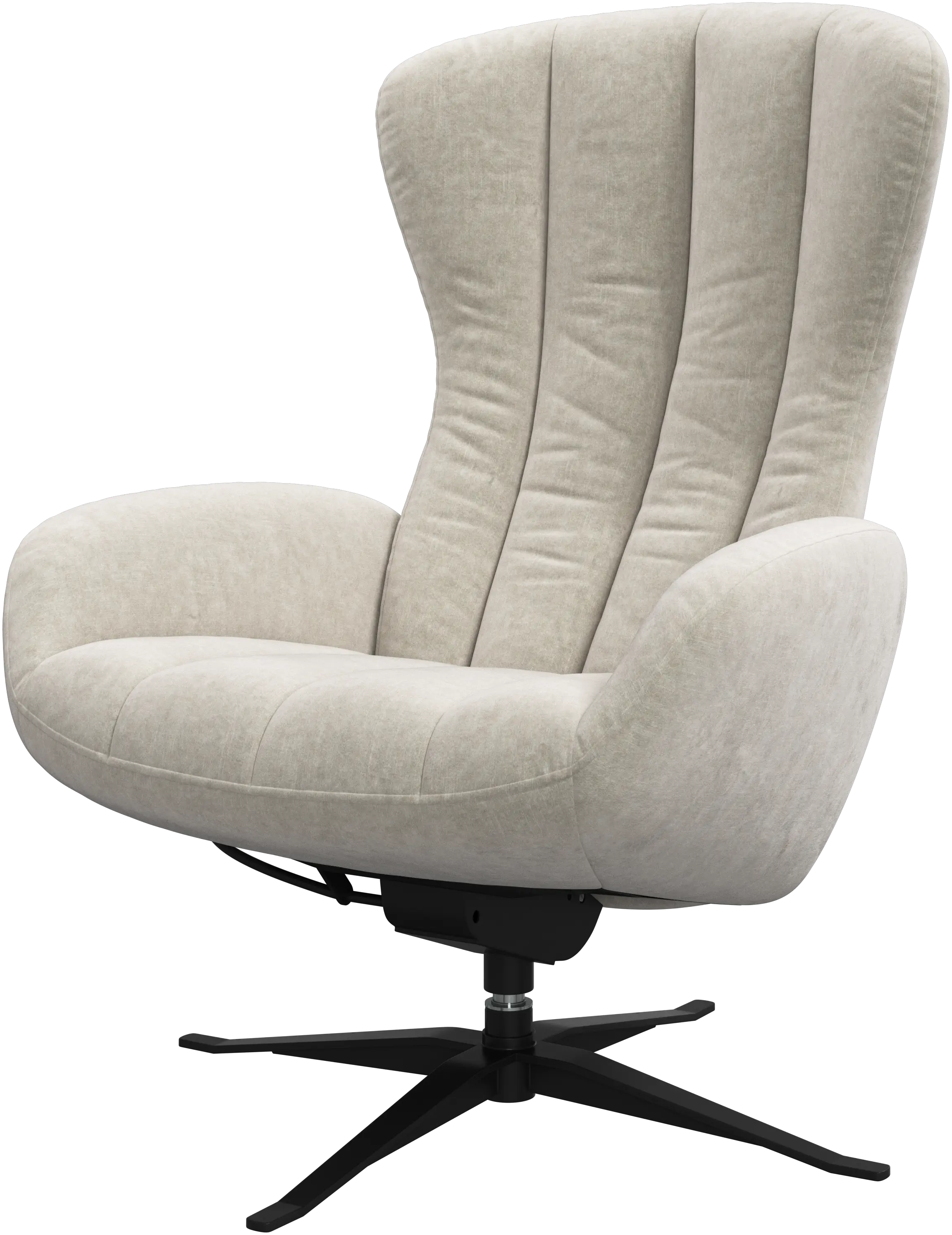 Tilburg recliner with swivel function and adjustable headrest
