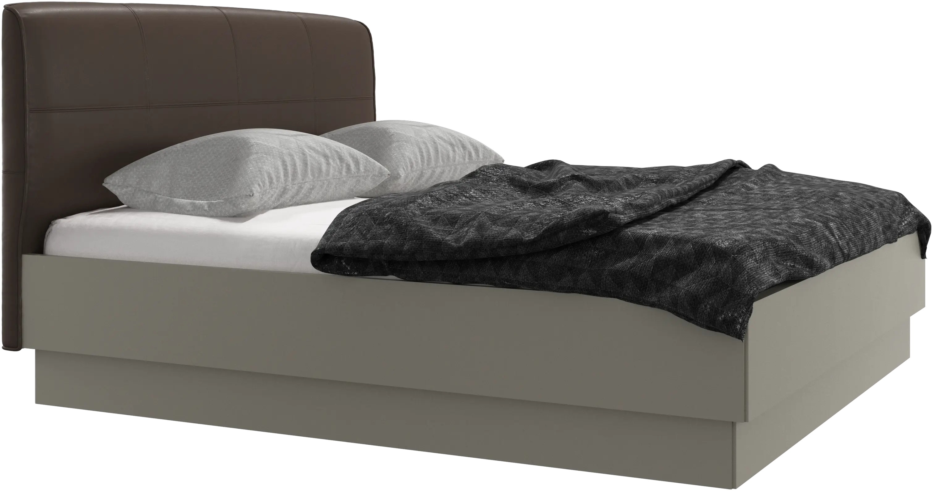 Houston, upholstered bed with storage
