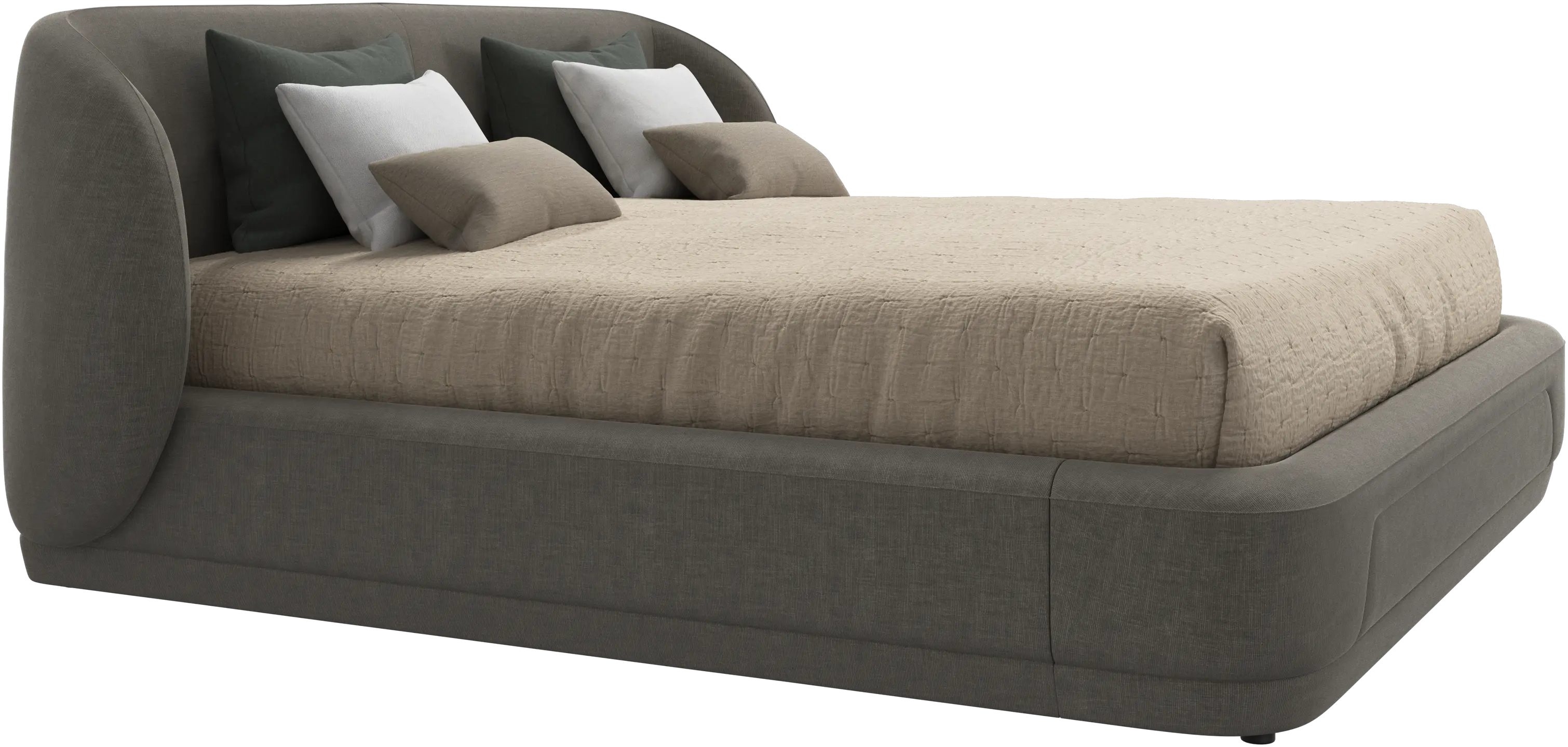 Bolzano bed with slats  - W180xL200cm