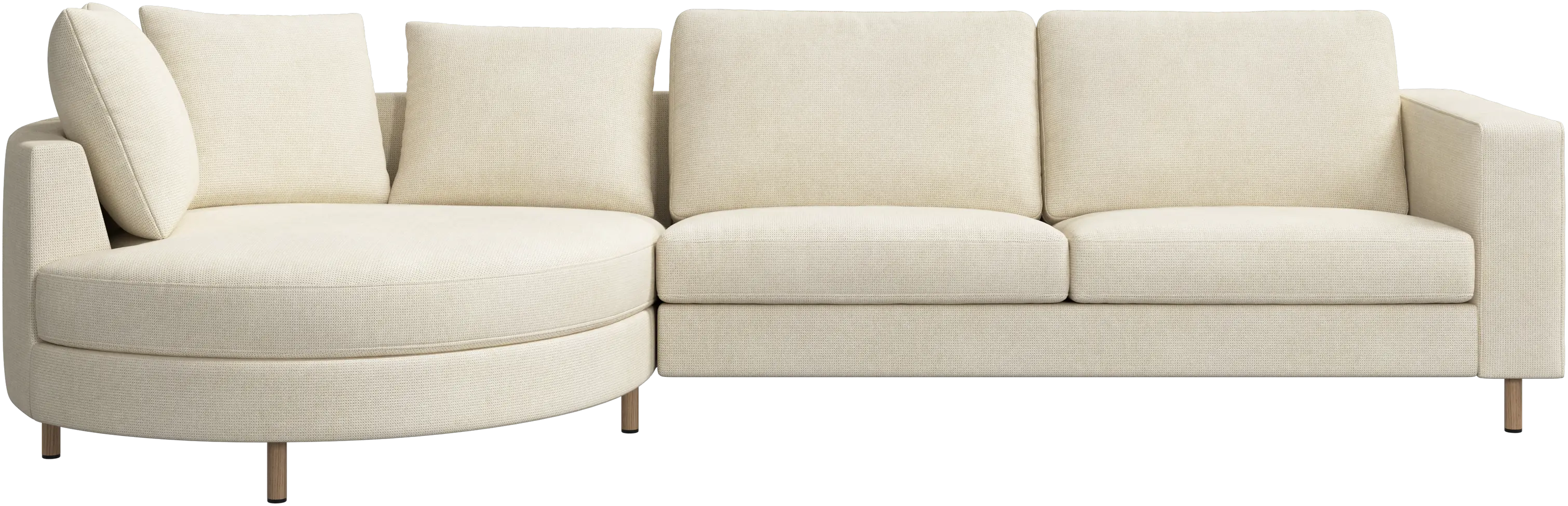 Indivi sofa with chaise longue left