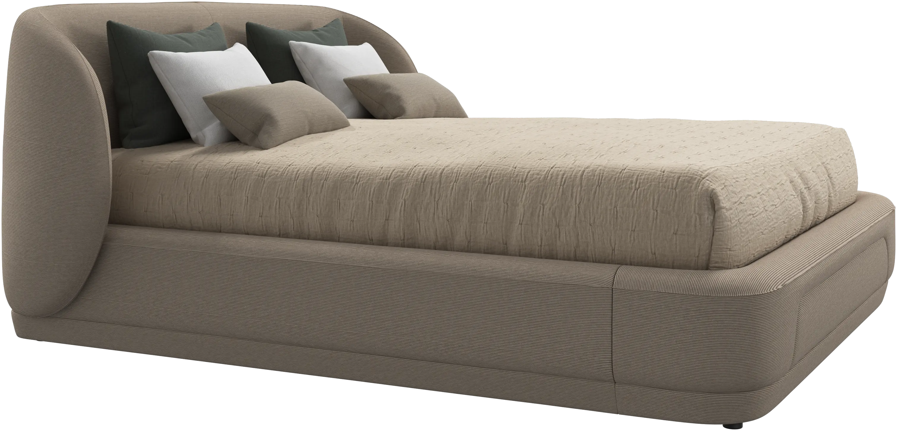 Bolzano bed with slats  - W160xL200cm