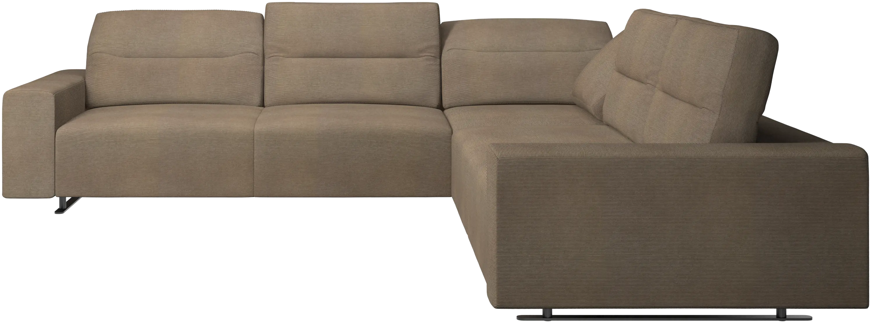 Hampton corner sofa with adjustable back