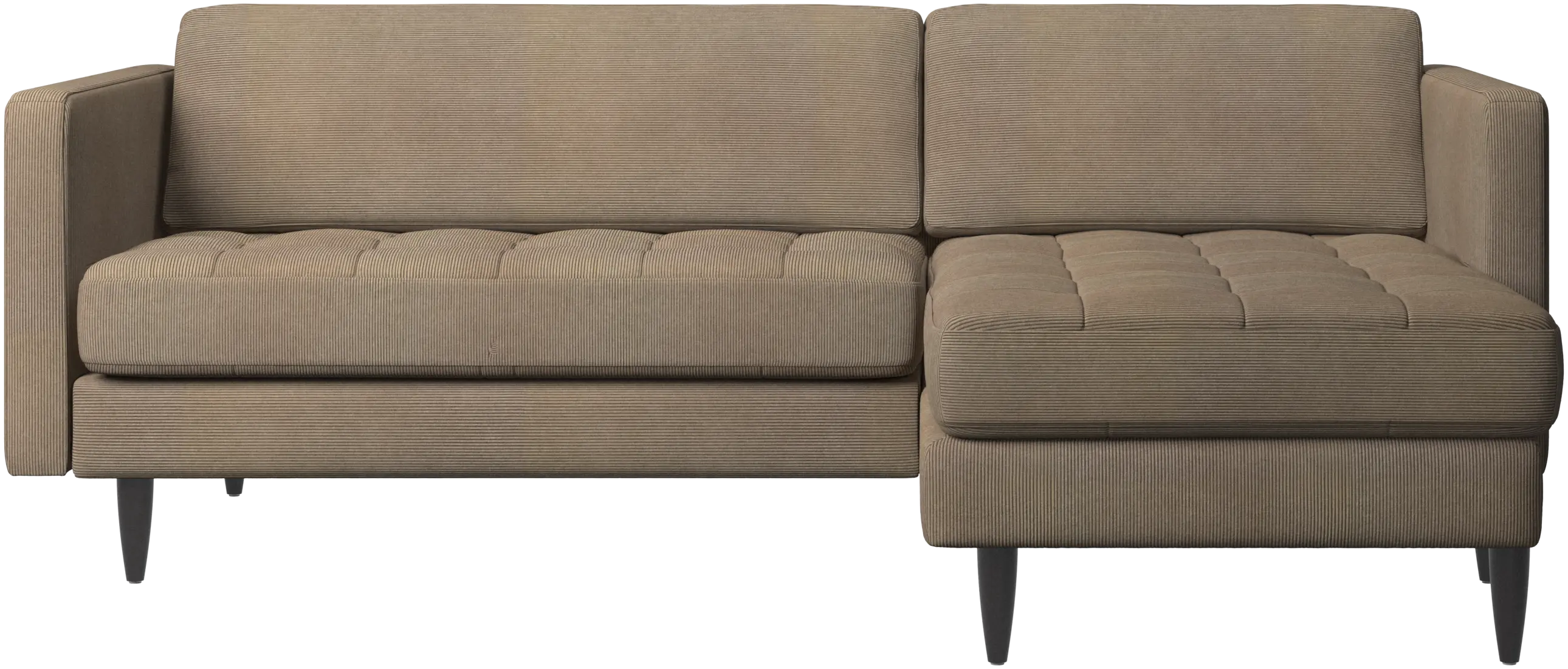 Osaka sofa with resting unit, tufted seat